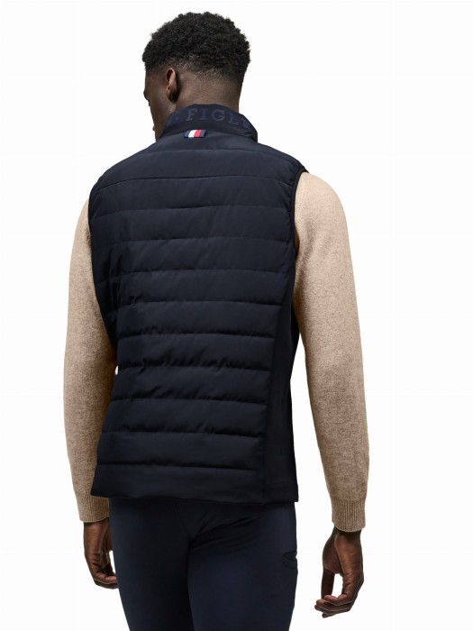 Tommy Hilfiger Equestrian Męska kamizelka jeździecka Lewis – Desert Sky