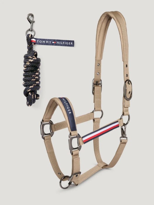 Tommy Hilfiger Kantar z uwiązem Yale Set - Taupe