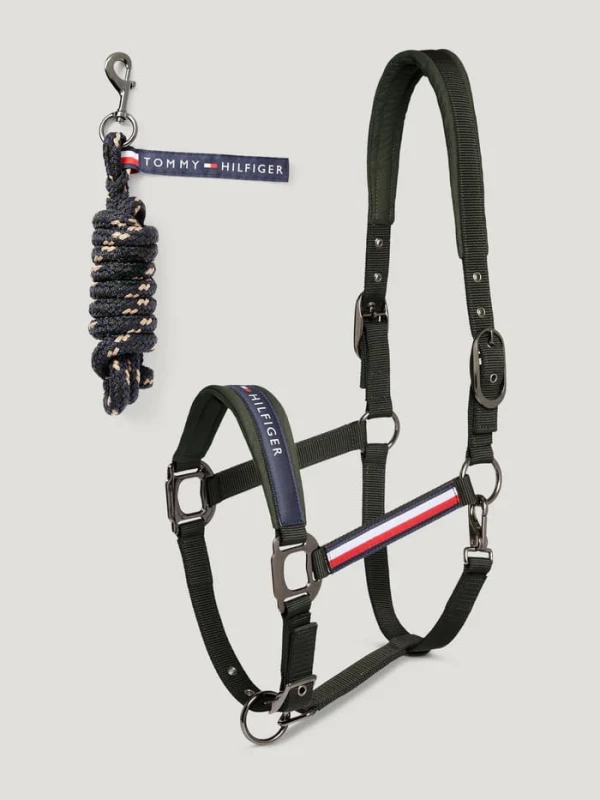 Tommy Hilfiger Kantar z uwiązem Yale Set - Pine