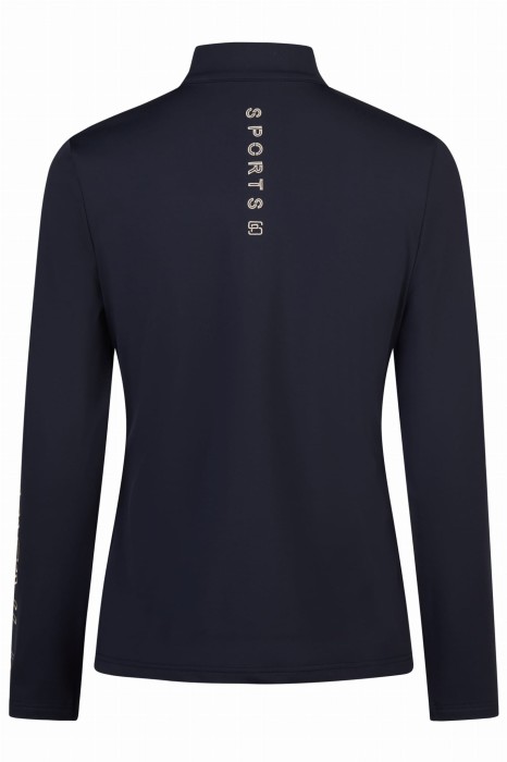 Pikeur bluzka jeździecka zip shirt 8276 Sports - Nightblue (Granatowy)
