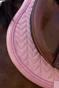 Kentucky czaprak Velvet Mini Pearls - Old Rose