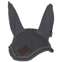 Kentaur czaprak z nausznikami Samet - Szary