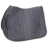 Kentaur czaprak z nausznikami Samet - Szary