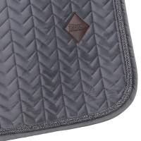 Kentaur czaprak z nausznikami Samet - Szary