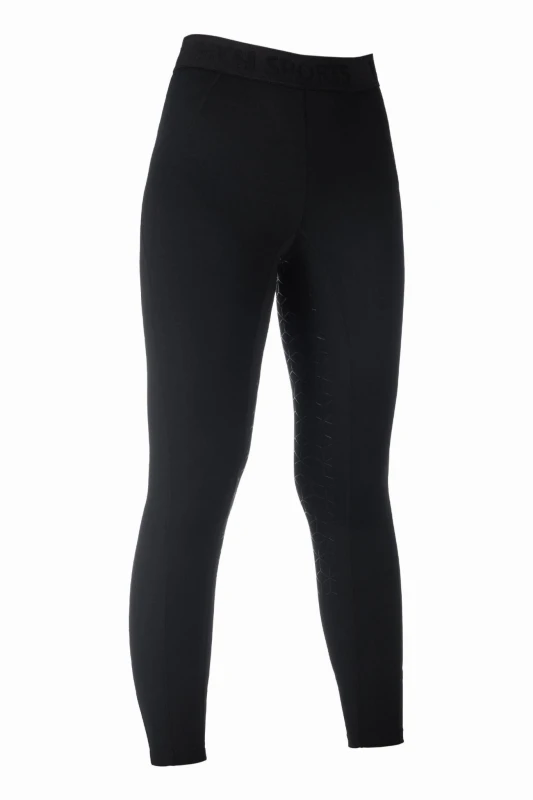 HKM damskie legginsy jeździeckie Tabea - Czarne