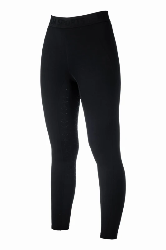 HKM damskie legginsy jeździeckie Tabea - Czarne