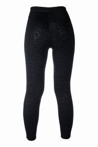 HKM damskie legginsy jeździeckie Tabea - Czarne
