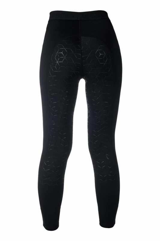 HKM damskie legginsy jeździeckie Tabea - Czarne