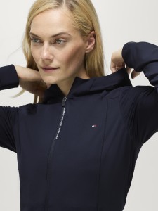 Tommy Hilfiger Equestrian damska bluza jeździecka przeciwwiatrowa Nevada - Desert Sky