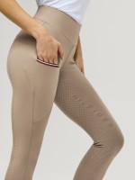 Tommy Hilfiger Equestrian legginsy jeździeckie Elmira pełny lej - Beige