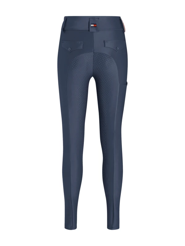 Tommy Hilfiger Equestrian legginsy jeździeckie Highland Hybrid - Faded Indigo