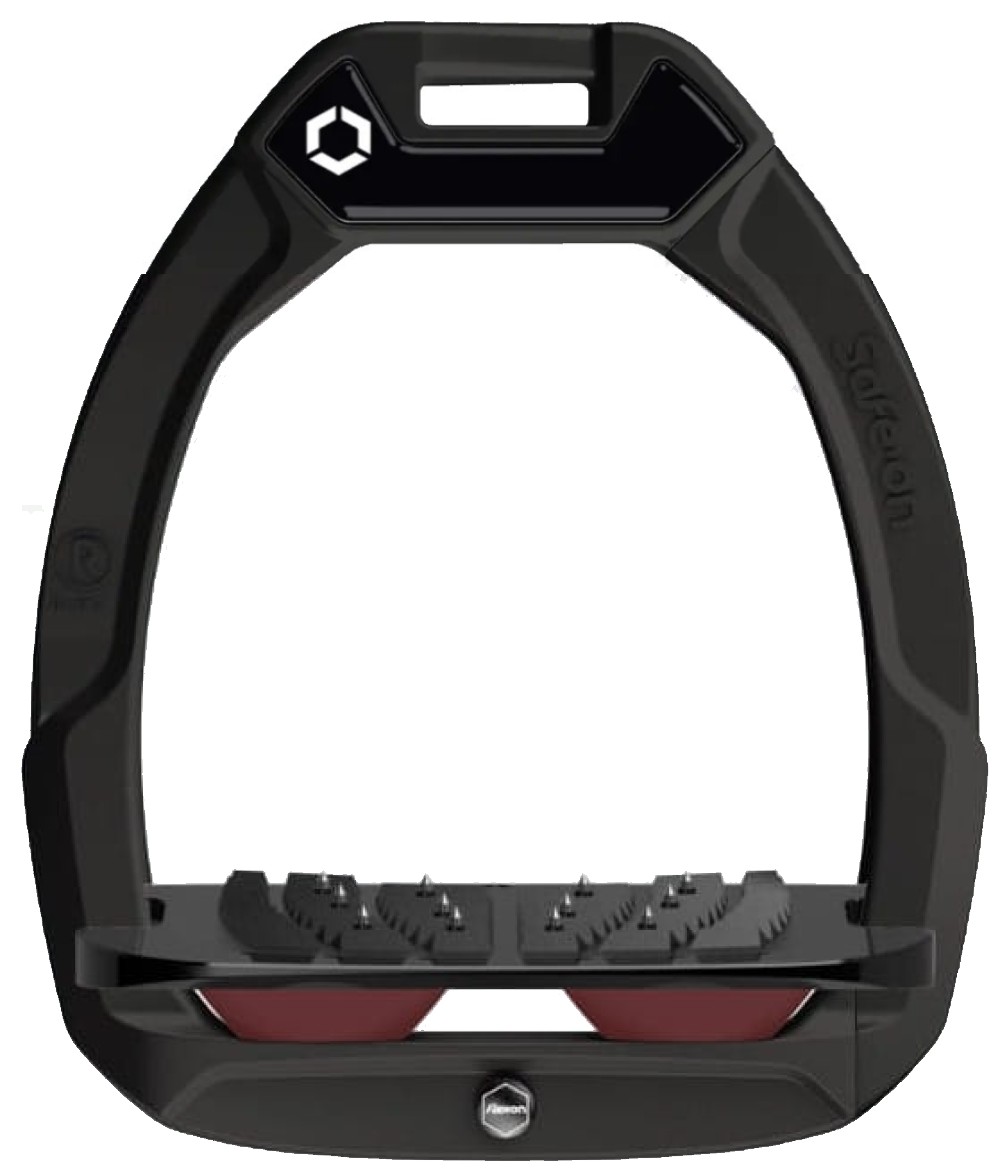 Flex-on strzemiona Safe-on 12 cm czarne/burgundy