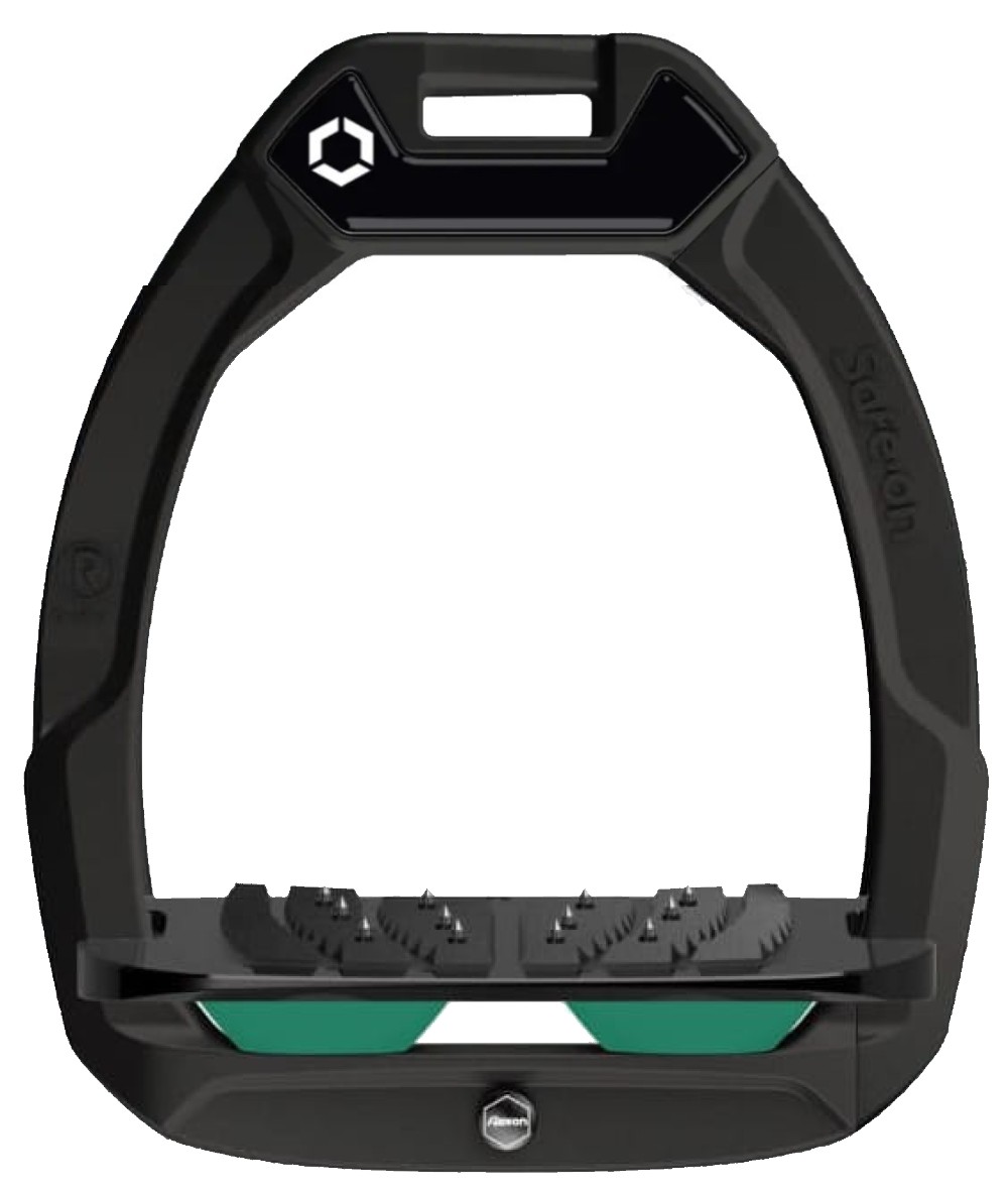 Flex-on strzemiona Safe-on 12 cm czarne/irish green