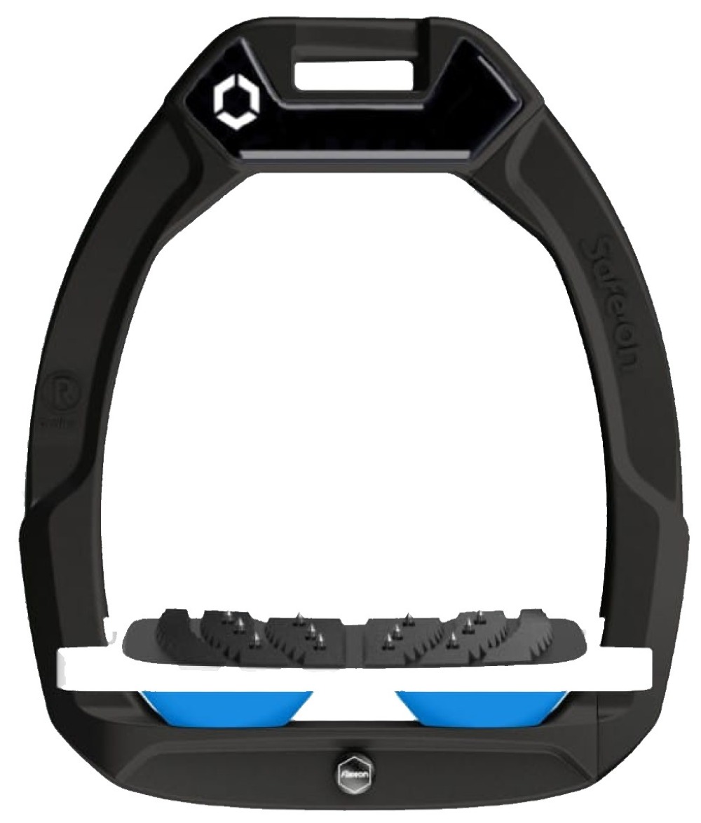 Flex-on strzemiona Safe-on 12 cm Black/White/Light blue