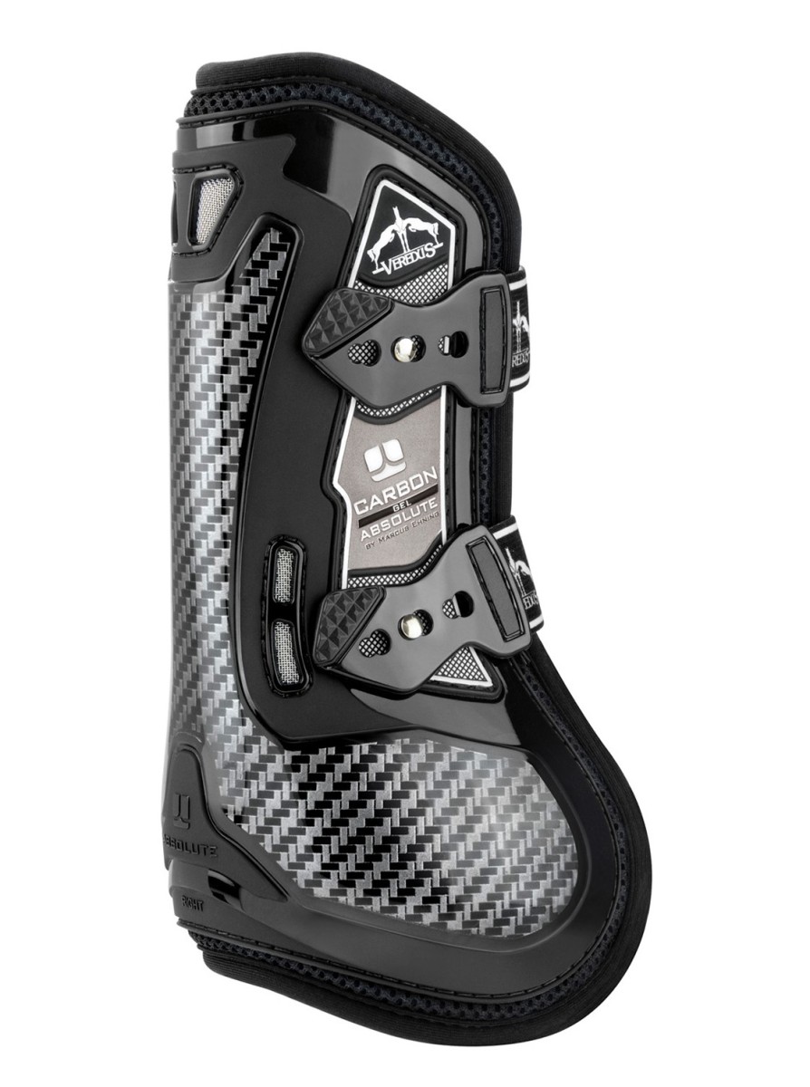 Veredus ochraniacze przednie Carbon Gel Absolute - Czarny