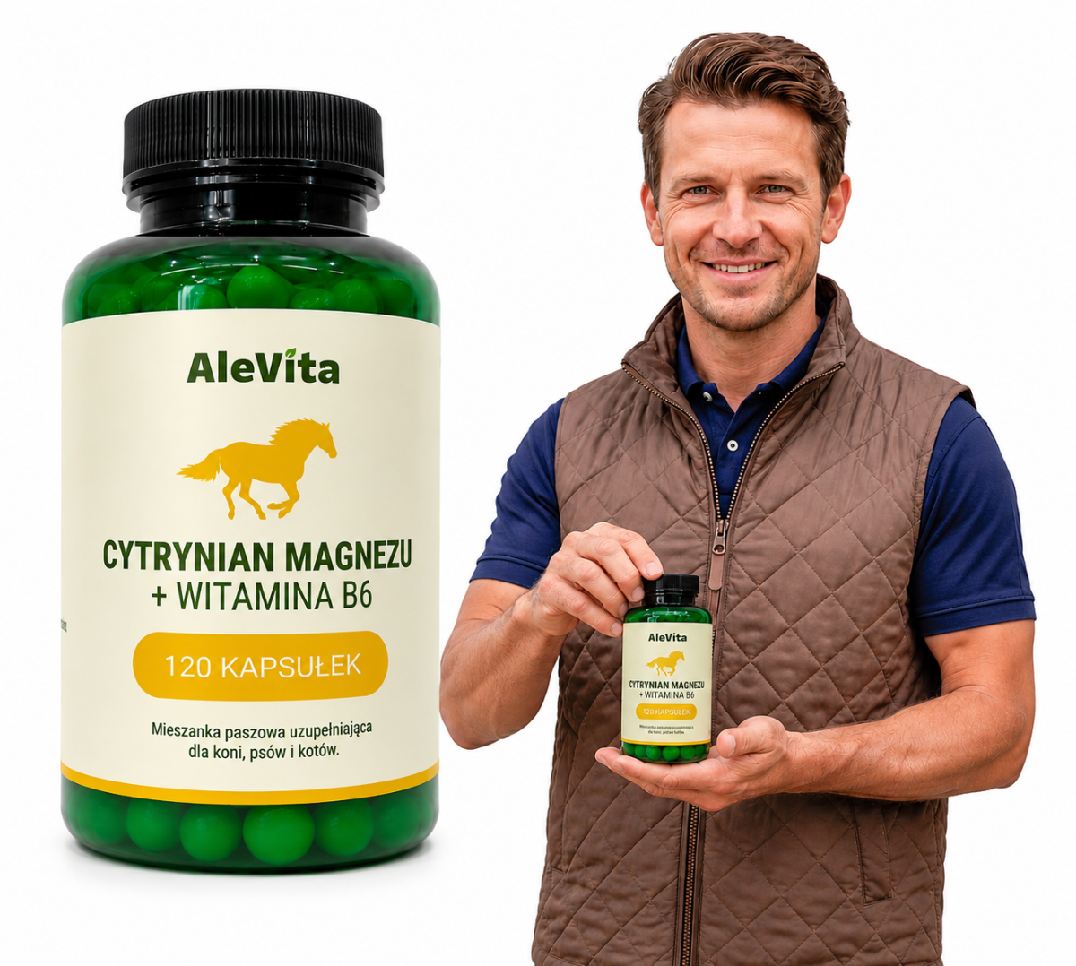 AleVita Cytrynian Magnezu 800 mg + Witamina B6 667 µg