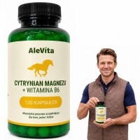 AleVita Cytrynian Magnezu 800 mg + Witamina B6 667 µg