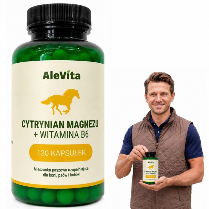 AleVita Cytrynian Magnezu 800 mg + Witamina B6 667 µg