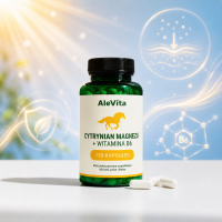 AleVita Cytrynian Magnezu 800 mg + Witamina B6 667 µg