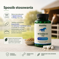 Alevita Witamina K2 D3 120 kapsułek