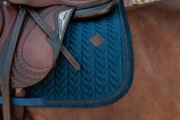Kentucky czaprak Velvet Mini Pearls - Navy
