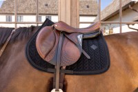 Kentucky czaprak Velvet Mini Pearls - Black