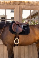 Kentucky czaprak Velvet Mini Pearls - Black