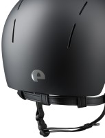 KEP kask jeździecki Smart Nova Textile Daszek Polo - Czarny Matowy