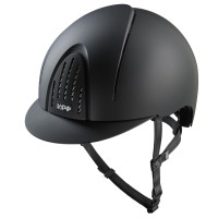 KEP kask jeździecki Smart Nova Textile Daszek Standardowy - Czarny Matowy
