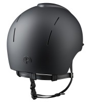 KEP kask jeździecki Smart Nova Textile Daszek Standardowy - Czarny Matowy
