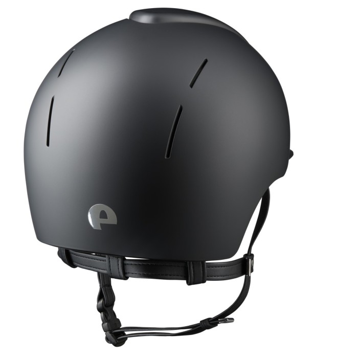 KEP kask jeździecki Smart Nova Textile Daszek Polo - Czarny Matowy