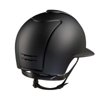 KEP kask jeździecki Cromo 2.0 Matt Black Daszek Polo - Czarny Matowy