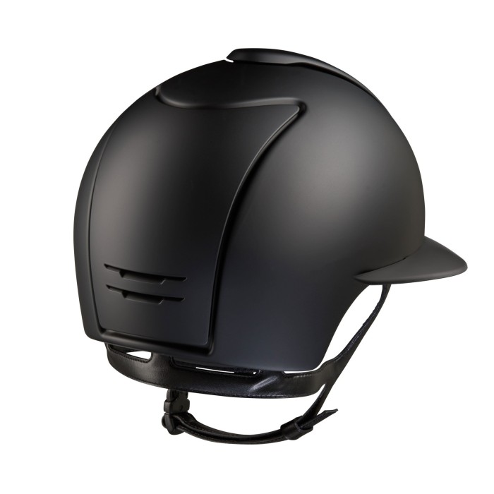 KEP kask jeździecki Cromo 2.0 Matt Black Daszek Polo - Czarny Matowy