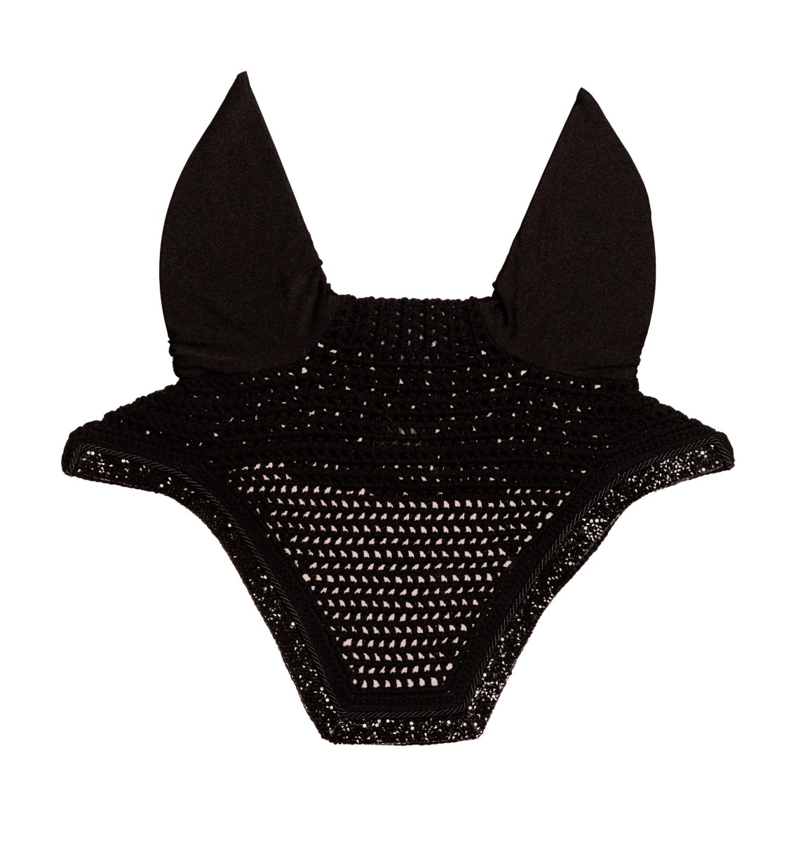 Kentucky nauszniki Wellington glitter stone - Black