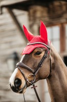 Kentucky nauszniki Wellington Velvet - Red