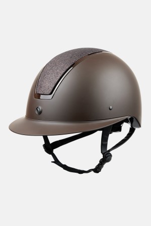 Horze kask jeździecki Aurora Brązowy