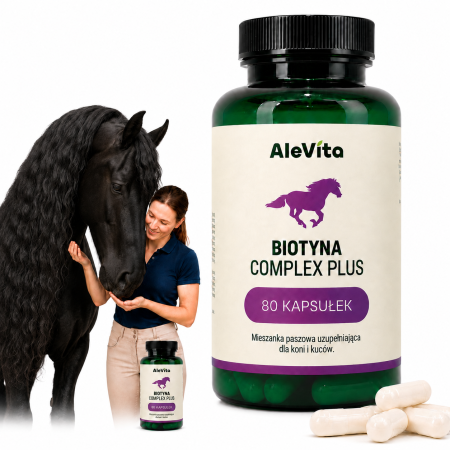 AleVita Biotyna Complex Plus - 80 kapsułek