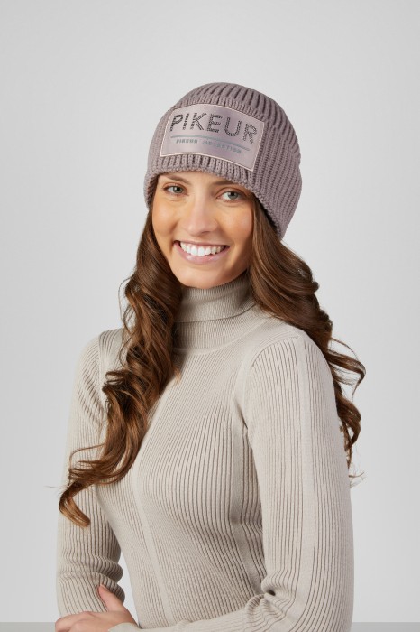 Pikeur czapka Beanie - Purpurowa