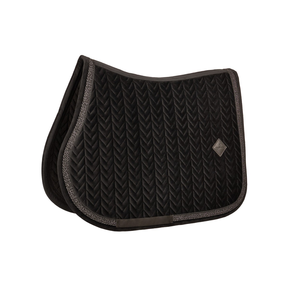 Kentucky czaprak velvet Fishbone z plecionym sznurkiem Glitter