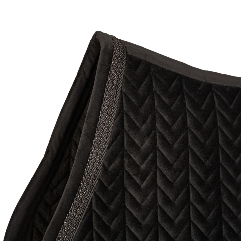 Kentucky czaprak velvet Fishbone z plecionym sznurkiem Glitter