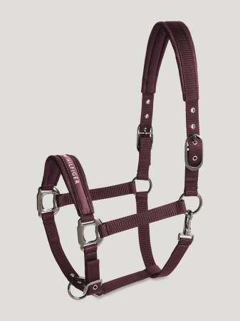 Tommy Hilfiger Equestrian Yale Shine kantar z uwiązem - Deep Burgundy