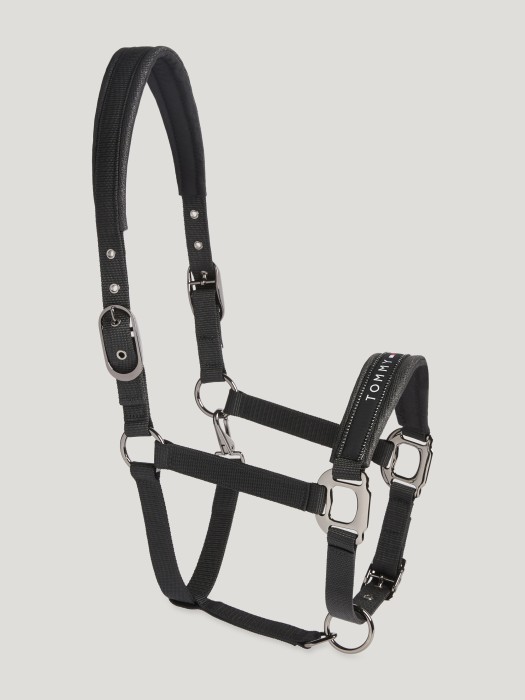 Tommy Hilfiger Equestrian Yale Shine kantar z uwiązem - Black