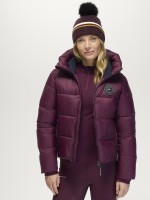 Tommy Hilfiger Equestrian czapka zimowa Dean Pom Pom - Deep Burgundy