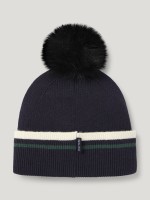 Tommy Hilfiger Equestrian czapka zimowa Dean Pom Pom - Desert Sky