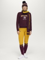 Tommy Hilfiger Equestrian szalik Vanderbilt Varsity - Deep Burgundy
