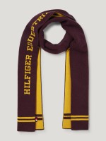 Tommy Hilfiger Equestrian szalik Vanderbilt Varsity - Deep Burgundy
