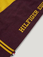 Tommy Hilfiger Equestrian szalik Vanderbilt Varsity - Deep Burgundy
