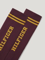 Tommy Hilfiger Equestrian podkolanówki jeździeckie Drexel Varsity - Deep Burgundy