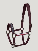 Tommy Hilfiger Equestrian kantar z uwiązem Yale - Burgundy