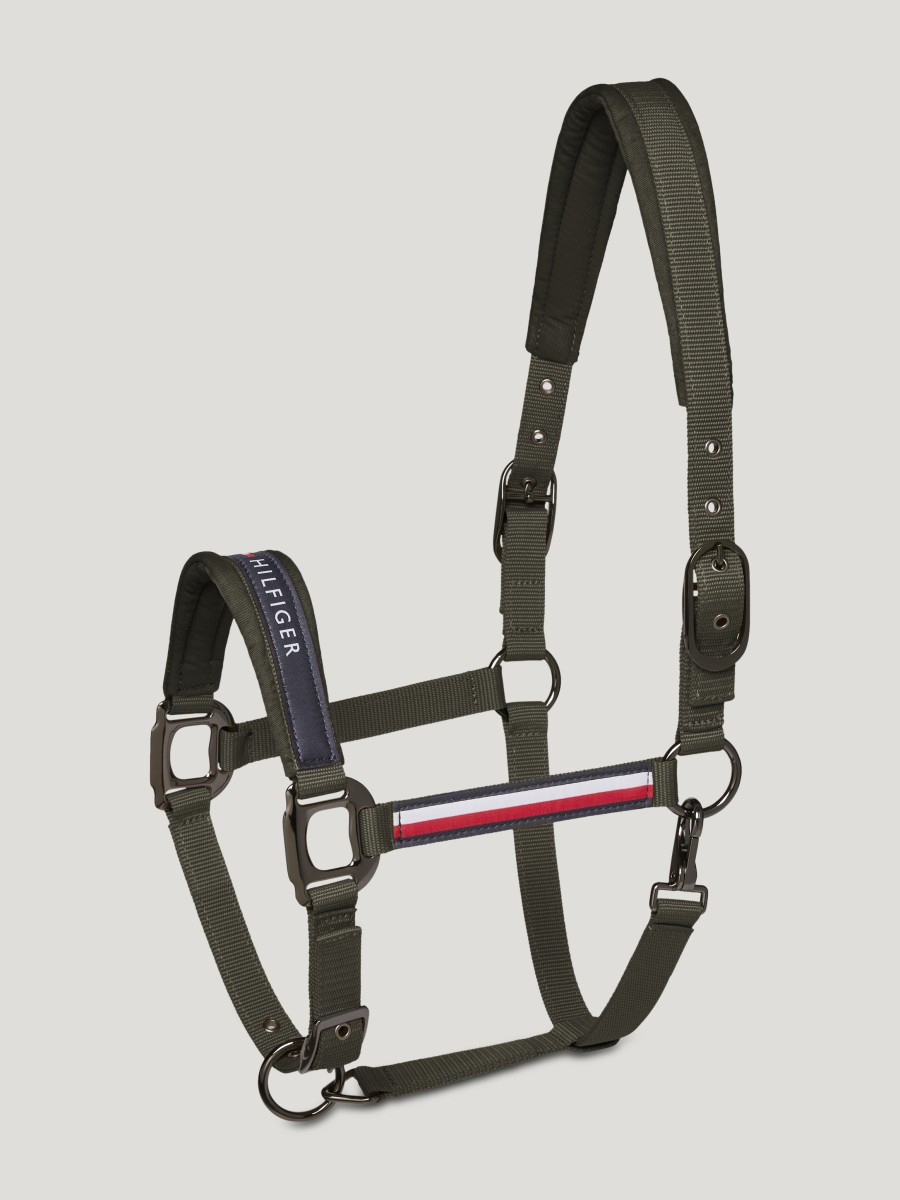 Tommy Hilfiger Equestrian kantar z uwiązem Yale - Camo Green